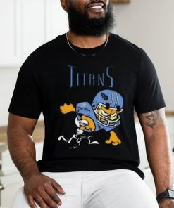 Tennessee Titans Garfield Cat Grumpy Football Player T Shirt