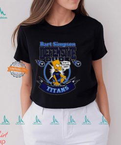 Tennessee Titans Nfl Bart Simpson Defensive Dude 2024 T shirt