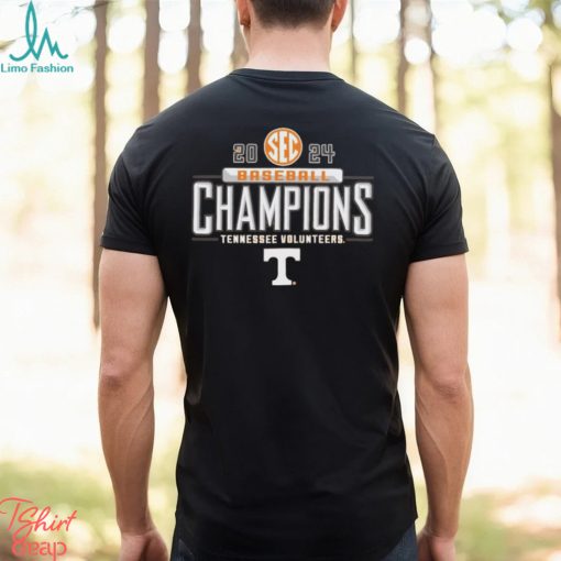 Tennessee Volunteers 2024 SEC East Baseball Regular Season Champions Locker Room T Shirt