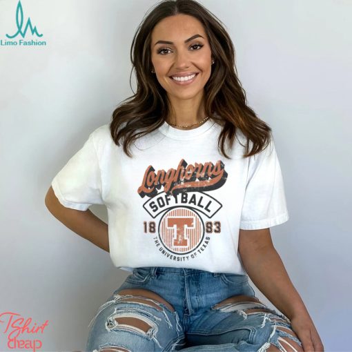 Texas Longhorns Ivory Baseball Logo T Shirt