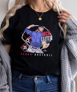 Texas Longhorns Jack Leiter no 35 Texas Ballpark shirt
