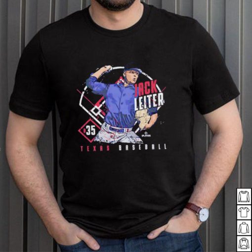 Texas Longhorns Jack Leiter no 35 Texas Ballpark shirt