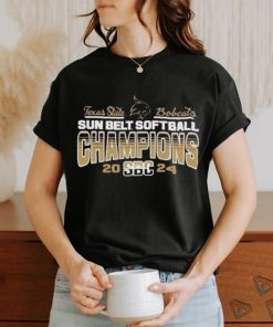 Texas State Bobcats Sun Belt Softball Champions 2024 Shirt