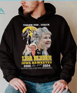 Thank You, Coach Lisa Bluder Iowa Hawkeyes 2000 2024 Thank You For The Memories T Shirt