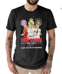 Thank You For The Memories Toni Kroos 2007 2024 T shirt