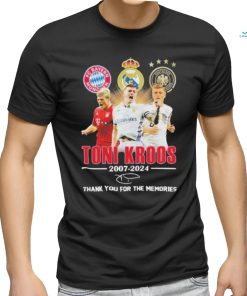 Thank You For The Memories Toni Kroos 2007 2024 T shirt