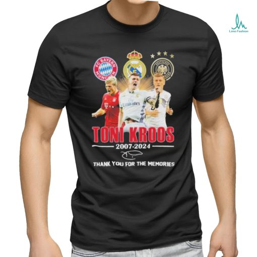 Thank You For The Memories Toni Kroos 2007 2024 T shirt