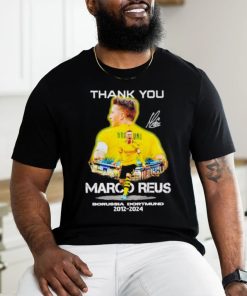 Thank you Marco Reus Borussia Dortmund 2012 2024 signature shirt