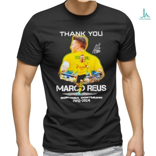 Thank you Marco Reus Borussia Dortmund 2012 2024 signature shirt