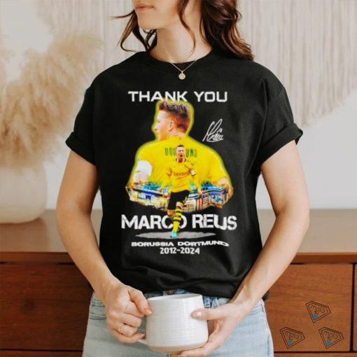 Thank you Marco Reus Borussia Dortmund 2012 2024 signature shirt