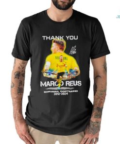 Thank you Marco Reus Borussia Dortmund 2012 2024 signature shirt