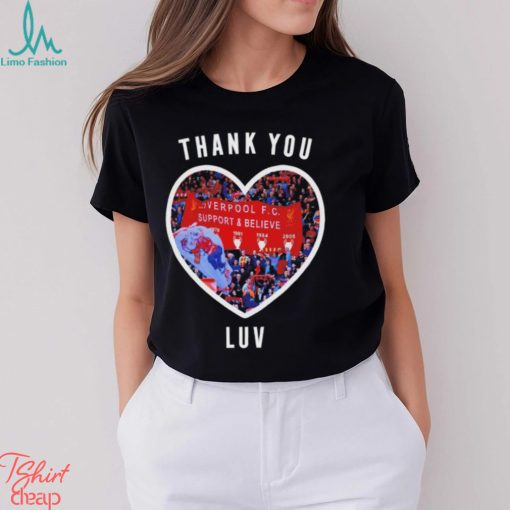 Thank you luv ill never walk alone again Liverpool FC shirt