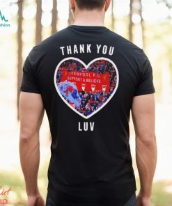 Thank you luv ill never walk alone again Liverpool FC shirt