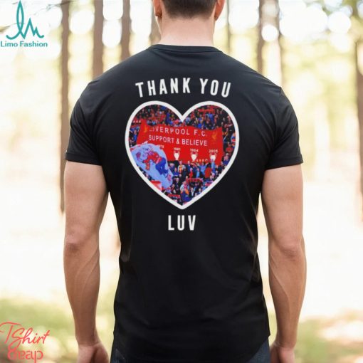 Thank you luv ill never walk alone again Liverpool FC shirt