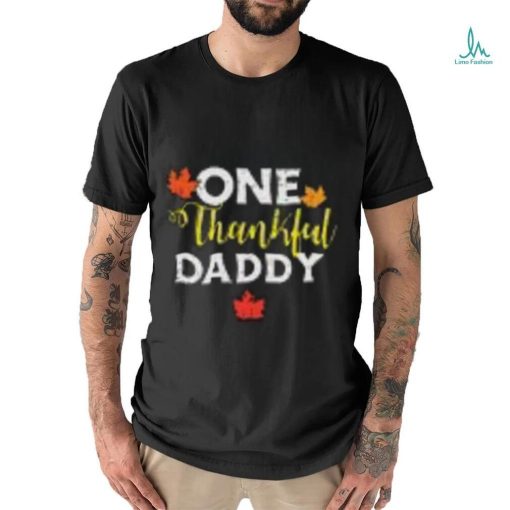 Thankful Papa Thanksgiving Family Matching for Dad Kids Long Sleeve Shirt