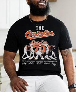 The Baltimore Orioles Abbey Road 70th Anniversary 1954 2024 Signatures Shirt