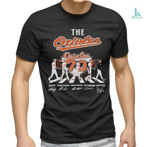 The Baltimore Orioles Abbey Road 70th Anniversary 1954 2024 Signatures Shirt