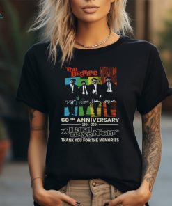 The Beatles 60th Anniversary Signature Shirt, A Hard Days Night T Shirt