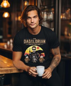 The Dadalorian This Is The Way Personalized Shirt Custom Tatooine Background With Kids shirt