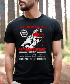 The Deer Hunter 46th Anniversary 1978 2024 Thank You For The Memories T Shirt