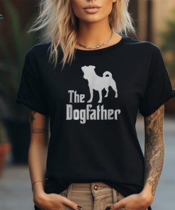The Dogfather Dog Jack Russell Terrier Men's T shirt Back Print