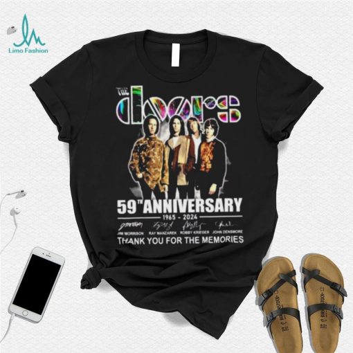 The Doors 59th Anniversary 1965 2024 Thank You For The Memories Signatures Shirt