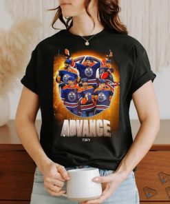 The Edmonton Oilers Advance To The Second Round 2024 Stanley Cup Playoffs T Shirt, hoodie, sweater, long sleeve and tank top The Edmonton Oilers Advance To The Second Round 2024 Stanley Cup Playoffs T Shirt