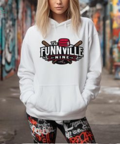 The Funnville Nine podcast of Richmond Flying Squirrels logo shirt