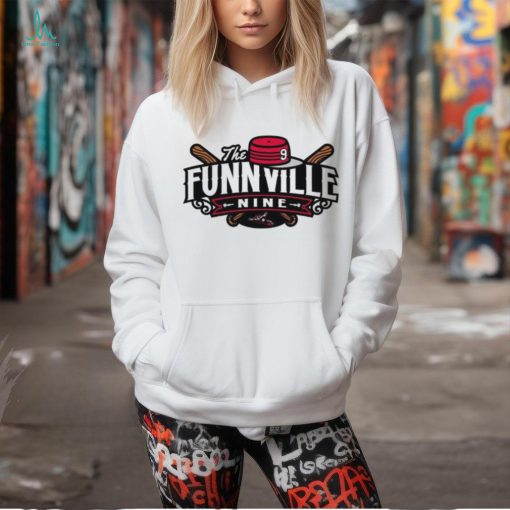 The Funnville Nine podcast of Richmond Flying Squirrels logo shirt