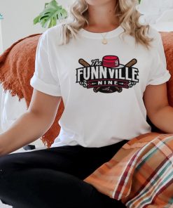 The Funnville Nine podcast of Richmond Flying Squirrels logo shirt