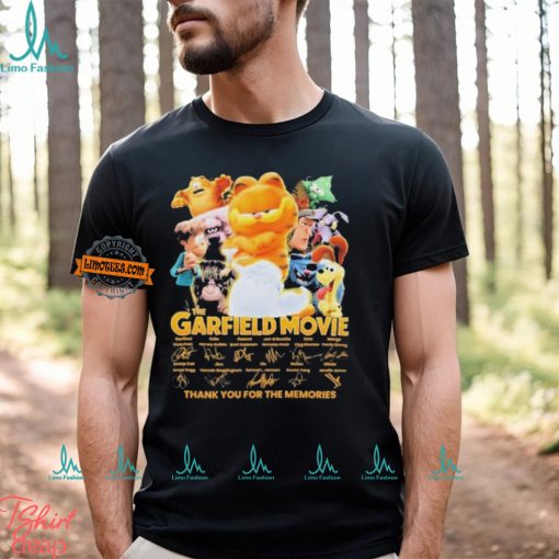The Garfield Movie Thank You For The Memories All Characters Signatures 2024 shirt