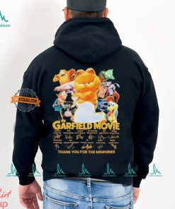 The Garfield Movie Thank You For The Memories All Characters Signatures 2024 shirt