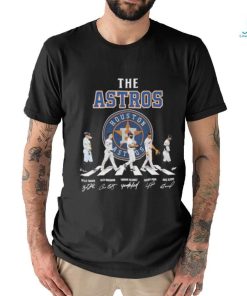 The Houston Astros Abbey Road Tucker Bregman Alvarez Jeremy Pena And Altuve Signatures Shirt