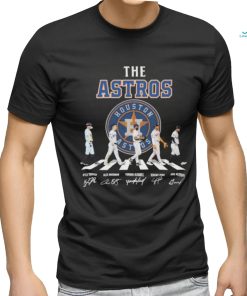 The Houston Astros Abbey Road Tucker Bregman Alvarez Jeremy Pena And Altuve Signatures Shirt