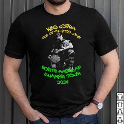 The King Cobra exotic top of the food chain tour shirt