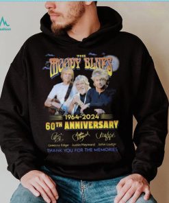 The Moody Blues 1964 2024 60th Anniversary Thank You For The Memories T Shirt