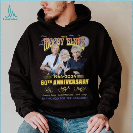 The Moody Blues 1964 2024 60th Anniversary Thank You For The Memories T Shirt