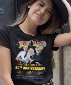 The Moody Blues 1964 2024 60th Anniversary Thank You For The Memories T Shirt