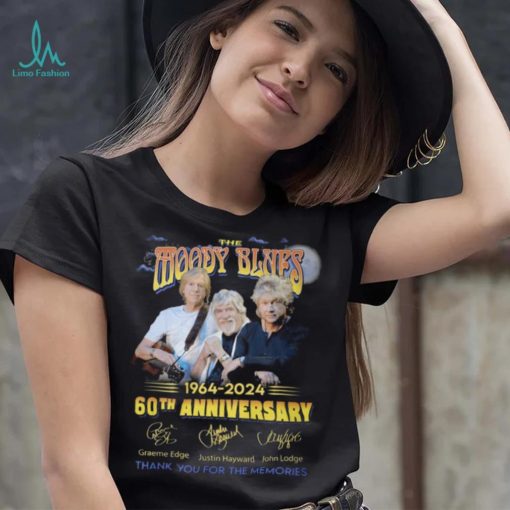 The Moody Blues 1964 2024 60th Anniversary Thank You For The Memories T Shirt