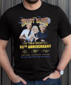 The Moody Blues 1964 2024 60th Anniversary Thank You For The Memories T Shirt