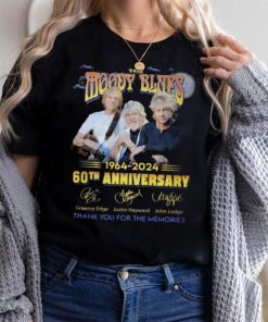 The Moody Blues 1964 2024 60th Anniversary Thank You For The Memories T Shirt