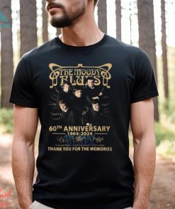 The Moody Blues 60th Anniversary 1964 2024 Thank You For The Memories T Shirt
