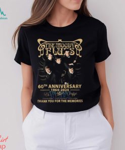 The Moody Blues 60th Anniversary 1964 2024 Thank You For The Memories T Shirt