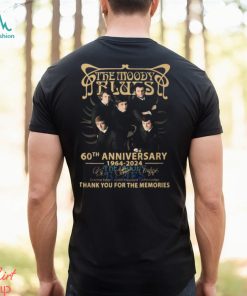 The Moody Blues 60th Anniversary 1964 2024 Thank You For The Memories T Shirt