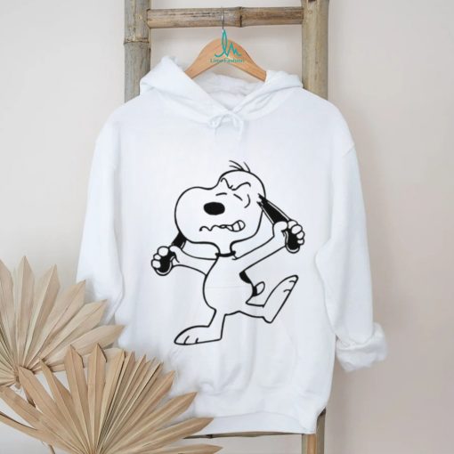 The Peanuts Snoopy angry shirt