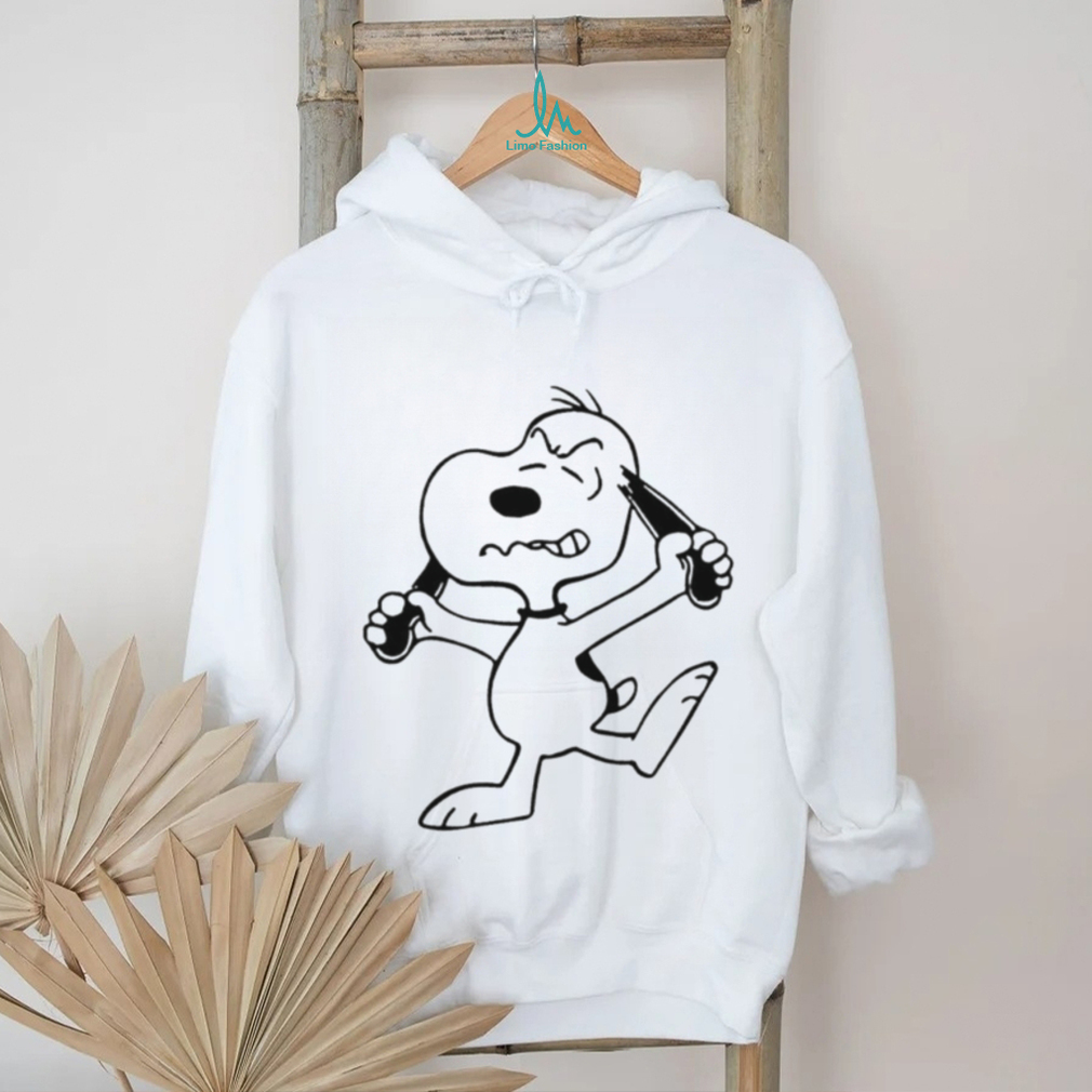 The Peanuts Snoopy angry shirt The Peanuts Snoopy angry shirt