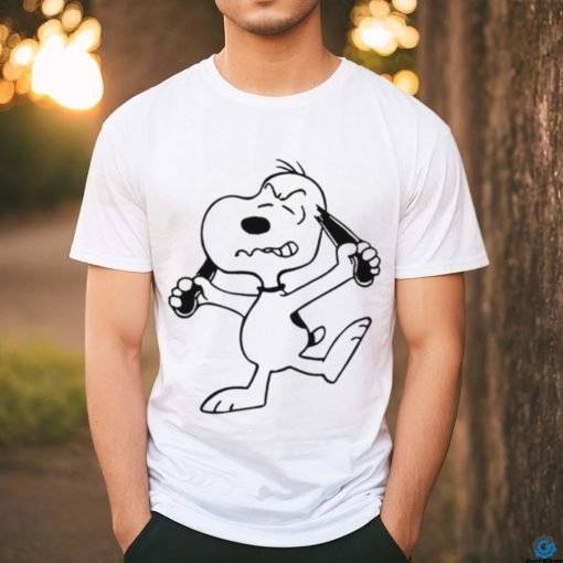 The Peanuts Snoopy angry shirt