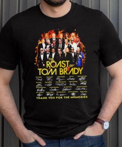 The Roast of Tom Brady thank you for the memories signatures shirt