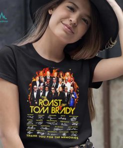 The Roast of Tom Brady thank you for the memories signatures shirt