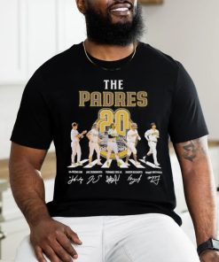 The San Diego Padres Abbey Road 20 Season Signatures Shirt